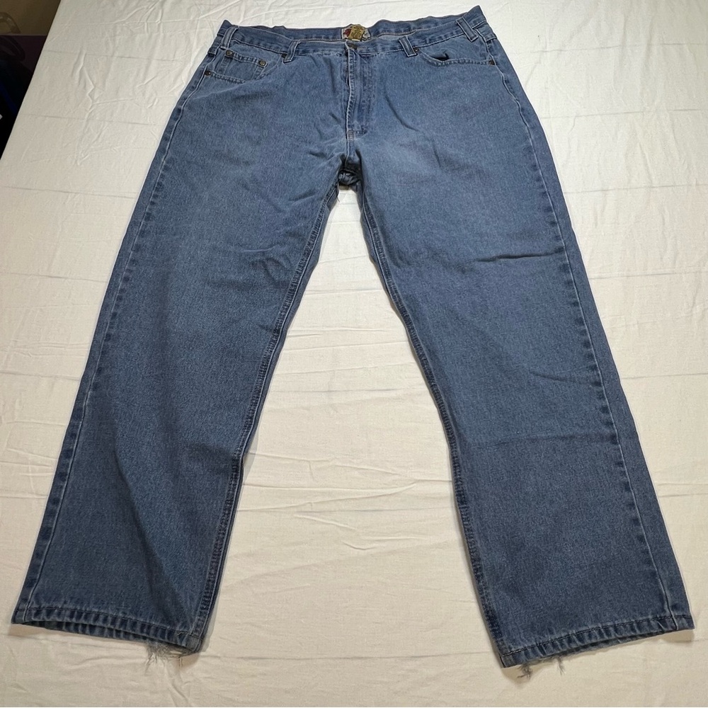 Field & Forest Men’s Medium Wash 40x29 Blue Denim Jeans - 100% Cotton